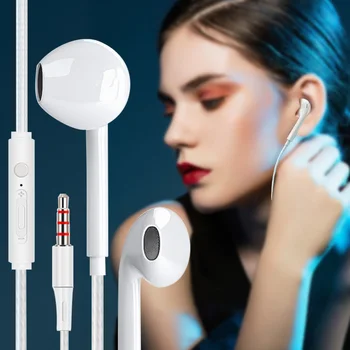 HiFi-Lyd Hovedtelefoner In-Ear Sport Hovedtelefoner med mikrofon til xiaomi iPhone Samsung Bass høretelefoner fone de ouvido auriculares MP3