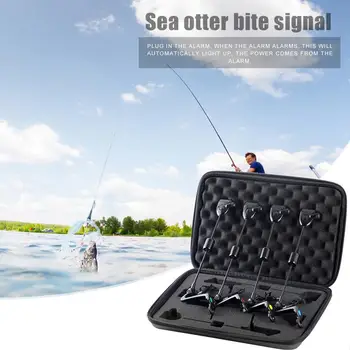 Holdbar Fiskeri Swingers Dygtige Fremstilling 4stk Udendørs Fiskeri Swingers LED Lyser Indikatoren Karper fiskegrej