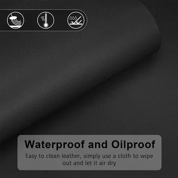 Holdbar PU-Læder Computer Mouse-pad Anti-slip Vandtæt Maling Brev Mønster Mode musemåtten Bærbare Spil til Bærbar Musemåtte