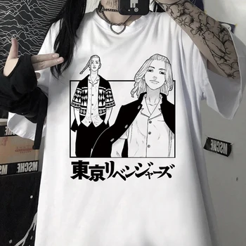 Hot Anime Herre T-Shirt, Toppe, T-Shirts Tokyo Revengers Teeshirt Toppe, Korte Ærmer Afslappet Mænd Tshirt Tøj Mandlige
