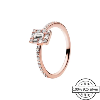 Hot Salg 925 Sterling Sølv Ringe Fine Smykker Blomst Heldig Ringe Til Kvinder, Mode Smykker at Gøre DIY