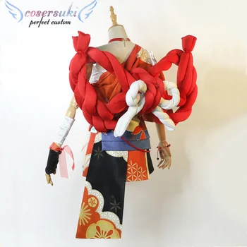 Hot Spil Genshin Indvirkning Yoimiya Cosplay Kostume Til Karneval, Halloween Kvinder Jul Kostume