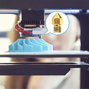 HotXYZ MK8 Dyser 3D-Print Ekstruder Messing Dyser til Ender 3 Ender 5 Anet A8 Makerbot Creality CR-10 3D Printer Tilbehør