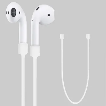 Hovedtelefon Øretelefon Strop Til Apple Airpods Anti Tabt Rem Loop Snor Reb Silikone Kabel Ledning Til Earpods Mini Headset