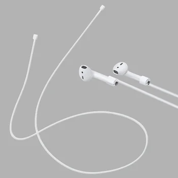 Hovedtelefon Øretelefon Strop Til Apple Airpods Anti Tabt Rem Loop Snor Reb Silikone Kabel Ledning Til Earpods Mini Headset