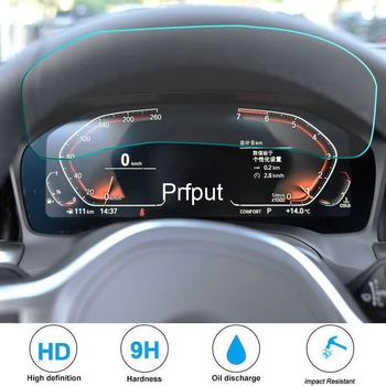 Hærdet glas beskyttende film Til BMW X3 X4 G01 G02 2020 Automotive interiør instrumentpanel membran LCD-skærm