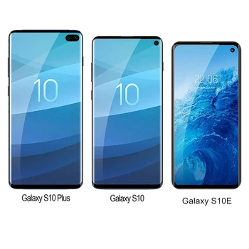 Hærdet glas til samsung Galaxy S7 kant S10e S8 S9 S10 plus på glas fuld dækning beskyttende film telefonens skærm protektor