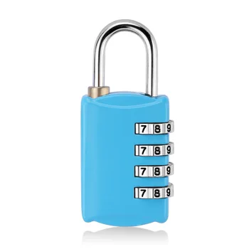 Høj Kvalitet 1STK Sort Rejse Bagage Kuffert Kombination Lås Hængelåse Sag Bag Password Cifret Kode Taske Kode Antal Låse
