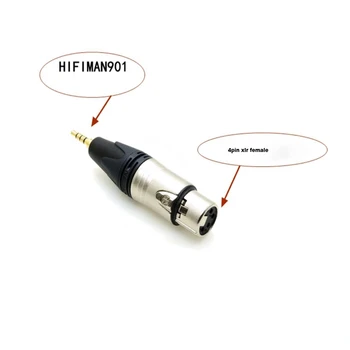 Høj Kvalitet HIFI NEUTRIK 4 Pin XLR til 4,4 mm Pentaconn Adapter Mandlige og Kvindelige Vinkel