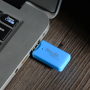 Høj Kvalitet Simple USB 2.0 TF Flash Memory Card Reader Mini Bærbare Plast Adapter Til Telefonen, værdiboks til Bærbar Mobil-Konvertere