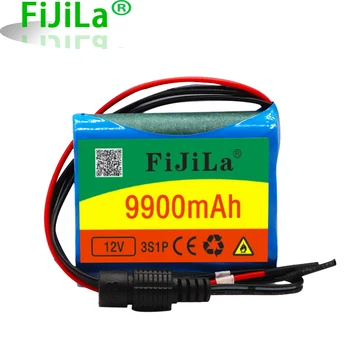 Høj kvalitet, beskyttelse plade batteri 12V 9900mAh 18650 li-ion-DC12.6V 4AH super genopladeligt batteri med BMS+oplader