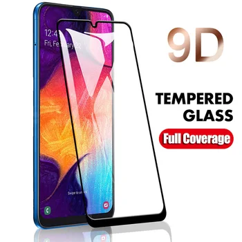 I alt Dækker Beskyttende 9D HD Hærdet Glas til Samsung Galaxy A50 A70 A40 A80 A90 A30 A20-Tv med Glas til Galaxy M30-M10-M20