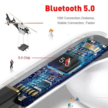 I12 TWS In-Ear Bluetooth Sports Hovedtelefoner Trådløse Stereo Øretelefoner Gaming Hovedtelefoner Med Opladning Boks Til Smartphone PS4 Xiaomi