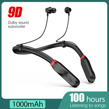 I35 Hals-Style Magnetiske Bluetooth-Headset, Trådløse Sports Headset Hængende Hals Bluetooth 5.1 In-ear Headset Til Løb