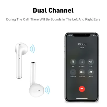 I7s tws Trådløse Hovedtelefoner kvalitet lyd i øret Headsettet Trådløse Bluetooth Hovedtelefoner Opladning boks Til Redmi Huawei Iphone Xiaomi