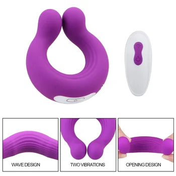 IKOKY 9 Hastigheder Par Vibrator Cock Ring Vibrator Klitoris Stimulator Massager Vibrator Sex Legetøj Penis, Klitoris Stimulation