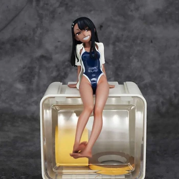 Ikke Legetøj Med til Mig Miss Nagatoro San Ijiranaide GK Hvid Model 1/7 DIY Selv Farvelægning af Tal Skole Pige Japansk Anime Badedragt