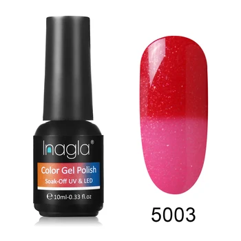 Inagla 100 Farver, Temperatur, Farve-Skiftende 10 ML Gel Polish Manicure Thermo Soak Off UV Gel Negle Kunst Hybrid Lak Lak