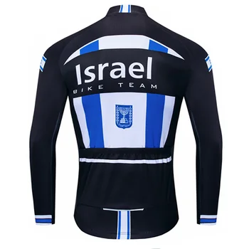 Israel Tynd eller fleece Efteråret eller Vinteren mænds Lange Ærmer Cykling tøj Åndbar Anti-UV-Cykel Bære Ærmet Trøje