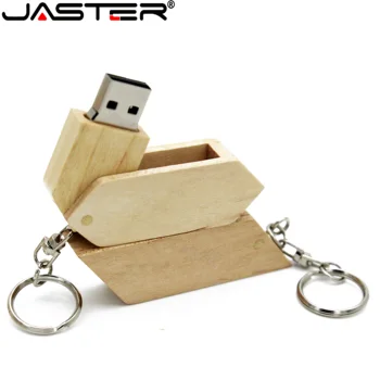 JASTER kan tilpasses gratis logo Træ-diamond sabel 2.0 8GB, 16GB, 32GB, 64GB USB-flash-hukommelseskort med bryllupsfotografering gaver