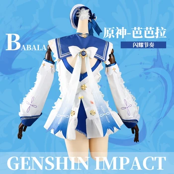 [JUN.LAGER] Anime Spil Genshin Indvirkning Barbara Sommeren Badedragt Sexet Cosplay Kostume Halloween Kvinder Gratis Fragt 2021 Ny