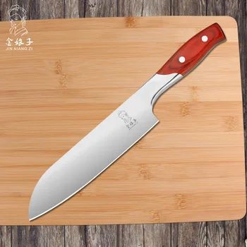 Japansk Køkken Kniv Kød, Grøntsager Frugt Cleaver Tyskland 4Cr13 Kokkens Kniv knivskarpe Tyskland 4Cr13 Rustfrit Stål