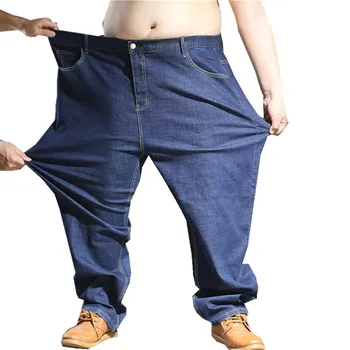 Jeans til Mænd Stor Størrelse 200KG Herre Mærke Elastisk Strakt Plus 6XL 7XL 8XL Klassiske Denim Bukser Mand Bukser Pantalones Hombre w1901