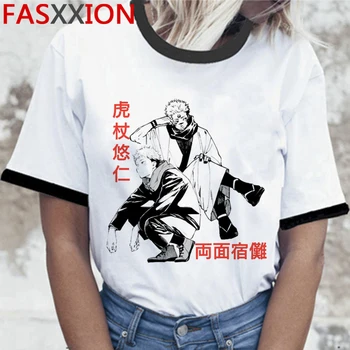Jujutsu Kaisen tøj mandlige harajuku harajuku kawaii hvid t-shirt tumblr grunge tshirt tøj ulzzang
