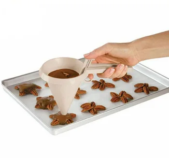 Justerbar Glasur, Slik Køkken Tragt Chokolade, Bagværk Dej Dispenser Cremet Cookie Cupcake Pandekage Muffin Tragt Bagning Værktøjer