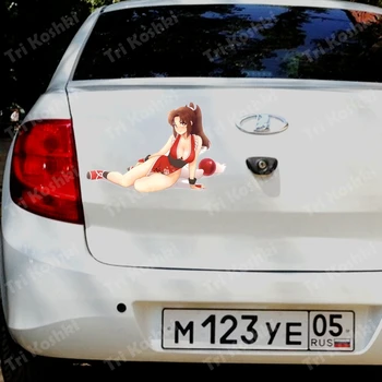 KCS110 Mai Shiranui Kæmpe Anime Rirl bil mærkat PVC farverige Decals Vandtæt mærkat på Bilens karosseri bagruden