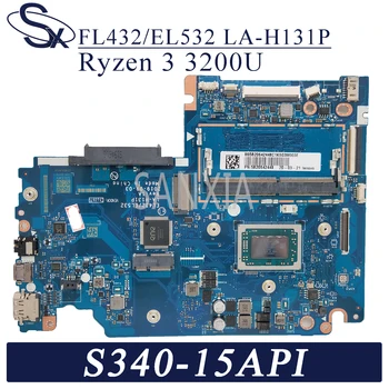 KEFU FL432/EL532 LA-H131P Laptop bundkort for Lenovo IdeaPad S340-15API oprindelige bundkort Ryzen 3 3200U (R3-3200U)