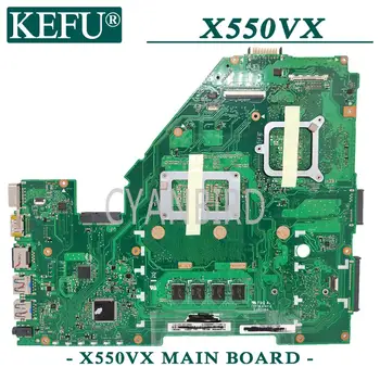 KEFU X550VX oprindelige bundkort for ASUS X550VX X550VQ X550V med 8 gb-RAM, I7-6700HQ GTX950M-2GB Laptop bundkort