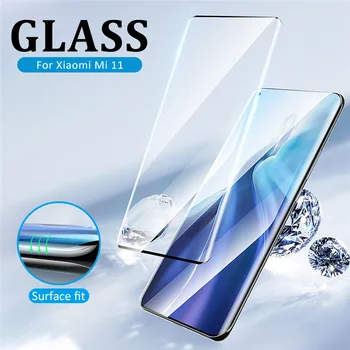 KEYSION Hærdet Glas til Xiaomi Mi 11 Lite 11 Ultra 5G 11i 11X Pro Gennemsigtig Full Screen Protector Film til POCO M3 Pro X3