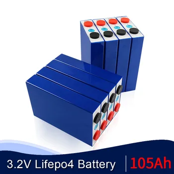 KLASSE EN NY 20PCS 3.2 V 105Ah lifepo4 batteri CELLE 12V 24V, 36V 48V 105Ah 100AH For VE RV batteri diy solar EU US TAX FREE