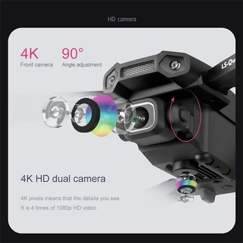 KUX Mini RC Drone 4K 1080P HD-Kamera WiFi Fpv lufttryk Højde Hold Mode Fly Sammenklappelig Quadcopter RC Fly Legetøj Gave