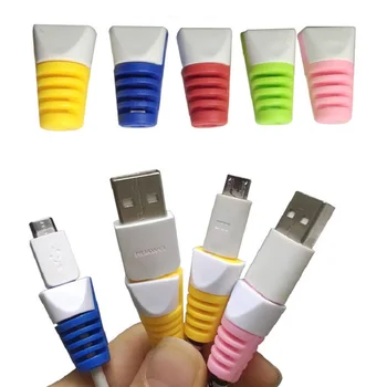Kabel-Protector Saver USB Oplader Data Online Beskyttelse Cover Ærme Kabel-Winder Til iPhone, samsung, Huawei smartphone