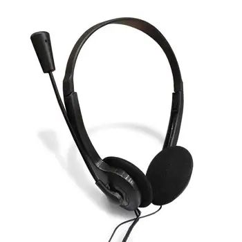 Kabelforbundne Hovedtelefoner Universal med Mic Plast 3,5 mm Over-øret Stereo Headset, Øre-Knopper Hoved Telefon Øretelefoner Til iPhone Xiaomi