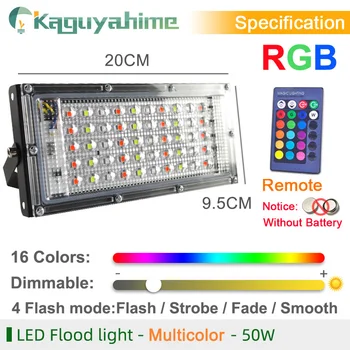 Kaguyahime LED Projektør 50W Spot Lys AC 220V 240V Vandtæt IP65 Reflektor Belysning LED Spotlight Udendørs Lampe Gade Lampe