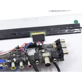 Kit Til B089AW01 1024x600 Skærm DVB-T DVB-T2-controller board driver LED USB HDMI-kompatibel panel digital VGA AV TV-fjernbetjening