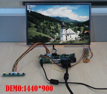 Kit til LP141WX1 1280X800 skærm HDMI-kompatibel+DVI+VGA LCD-Audio Controller Board moitor M. NT68676 Display panel 14,1