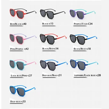 Klassiske Solbriller til Børn og Babyer Dreng Pige Søde Børn Sol Briller Polariseret UV400 Beskyttelse Vintage Brillerne Oculos