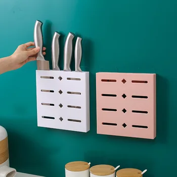 Kniv Stand Holder vægbeslag Pasta-type Punch-gratis Kniv Rack Køkken Storage Rack Til Køkken Tilbehør