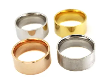 Koreanske version af den glatte ring personlighed rustfrit stål ring ins mænd og kvinder, par små smykker
