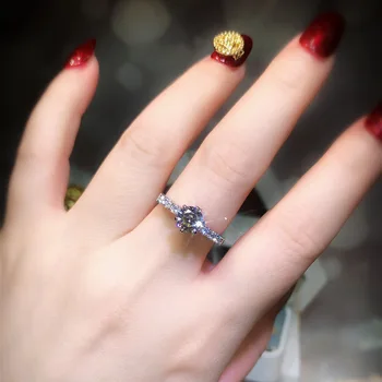 Kreative Bue Form Design Indlagt Zircon Ring for Kvinder Mode Bryllup forlovelsesfest Smykker