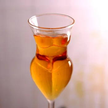Kreative Cup Glas Menneskelige Vin Glas Sexede Kvindelige Krop Kop Whisky Glas