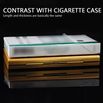 Kreative Rygning Tilbehør Ryger Cigaretter Metal Cigaret Sag Lomme Max gaveæske til Mænd / Kvinder