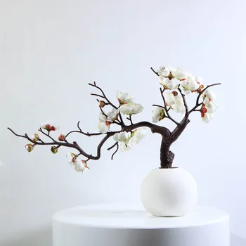 Kunstig Blomst Gren Simulering Blomst Hjem Kontor Tabel Centerpiece Falske Blomsterudsmykning