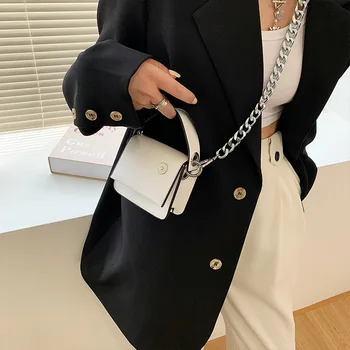 Kvindelige mode kæde taske 2021 sommer den nye bølge mode mini skrå skulder taske web kendte western style lille pakke