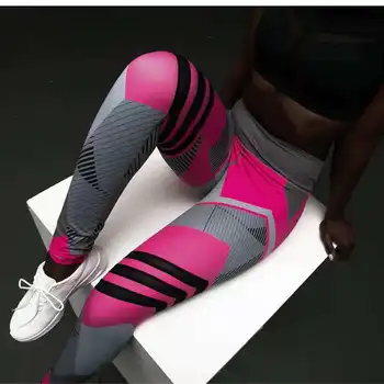 Kvinder Hurtig Tør Sport Fitness Leggins Geometriske Trykt Sports Bukser Yoga Bukser, Leggings Slank Tights Bukser Til Kvinder S-XXXL