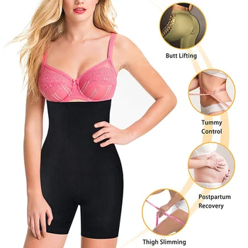 Kvinder Organ Shaperen Kontrol Trusser Shapewear Tummy Control Butt Løfte High Waist Panty Kompression Shorts Talje Træner